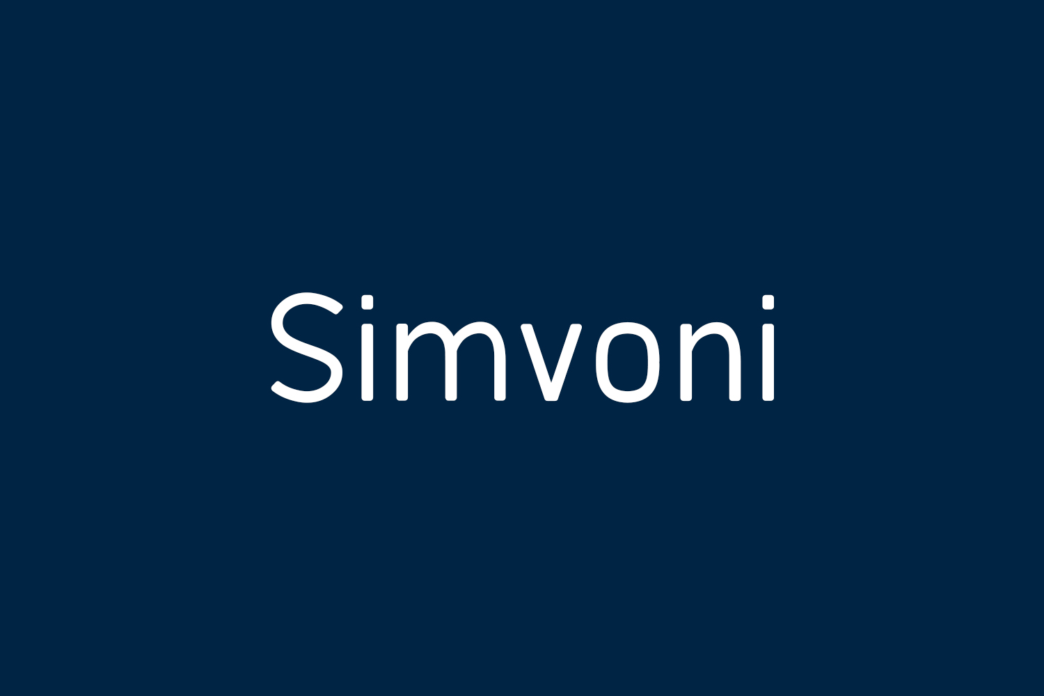 Simvoni Free Font