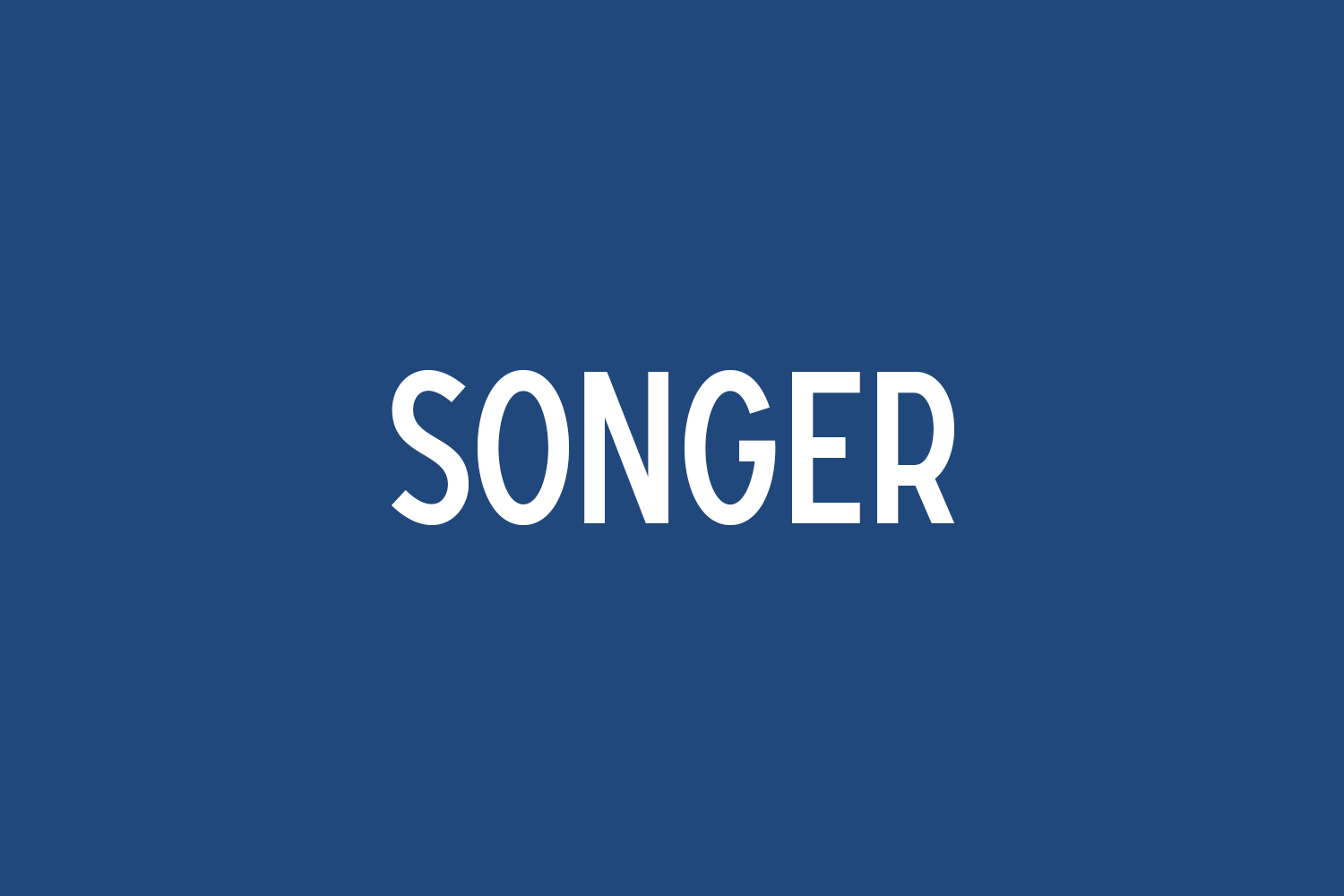 Songer Free Font