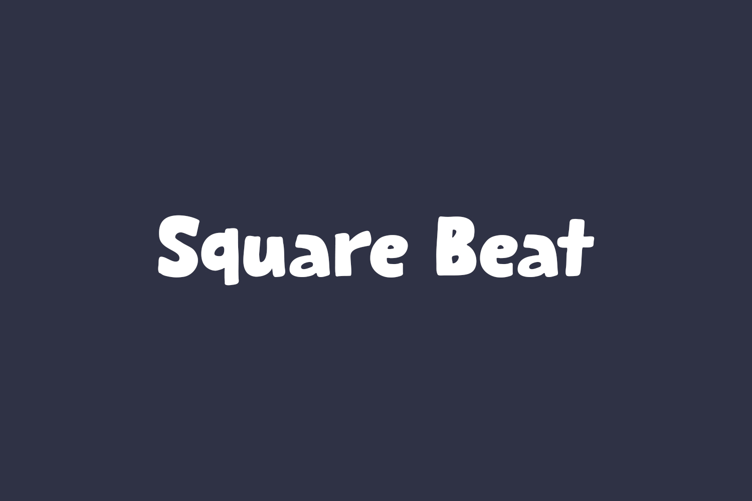 Square Beat Free Font