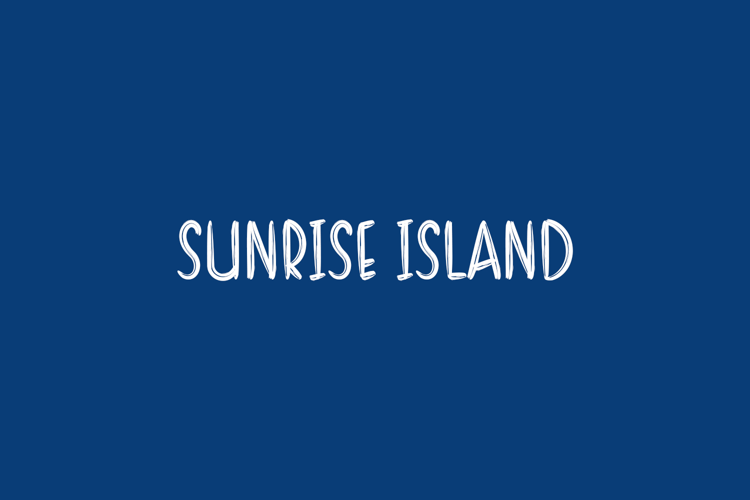 Sunrise Island Free Font