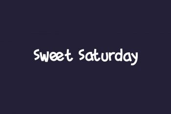 Sweet Saturday Free Font