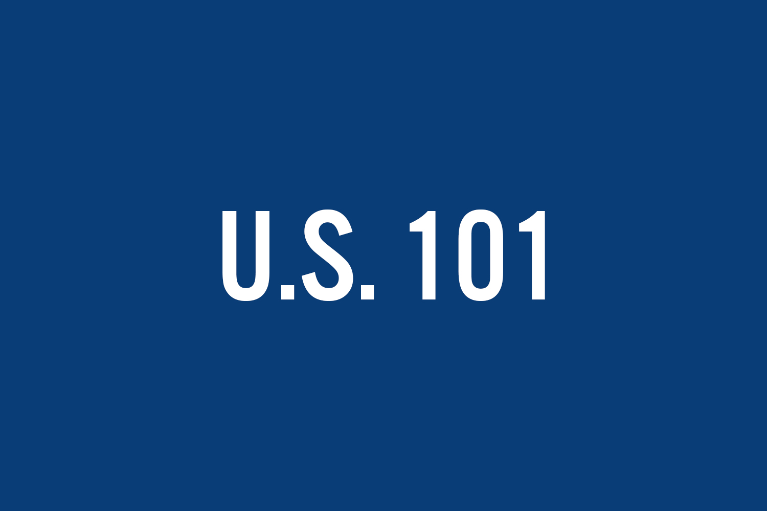 U.S. 101 Free Font