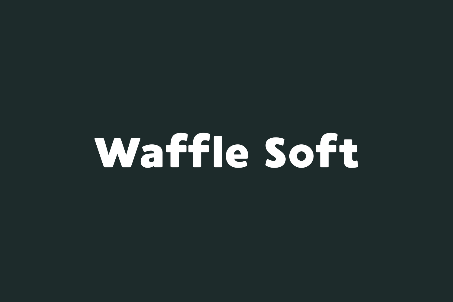 Waffle Soft Free Font
