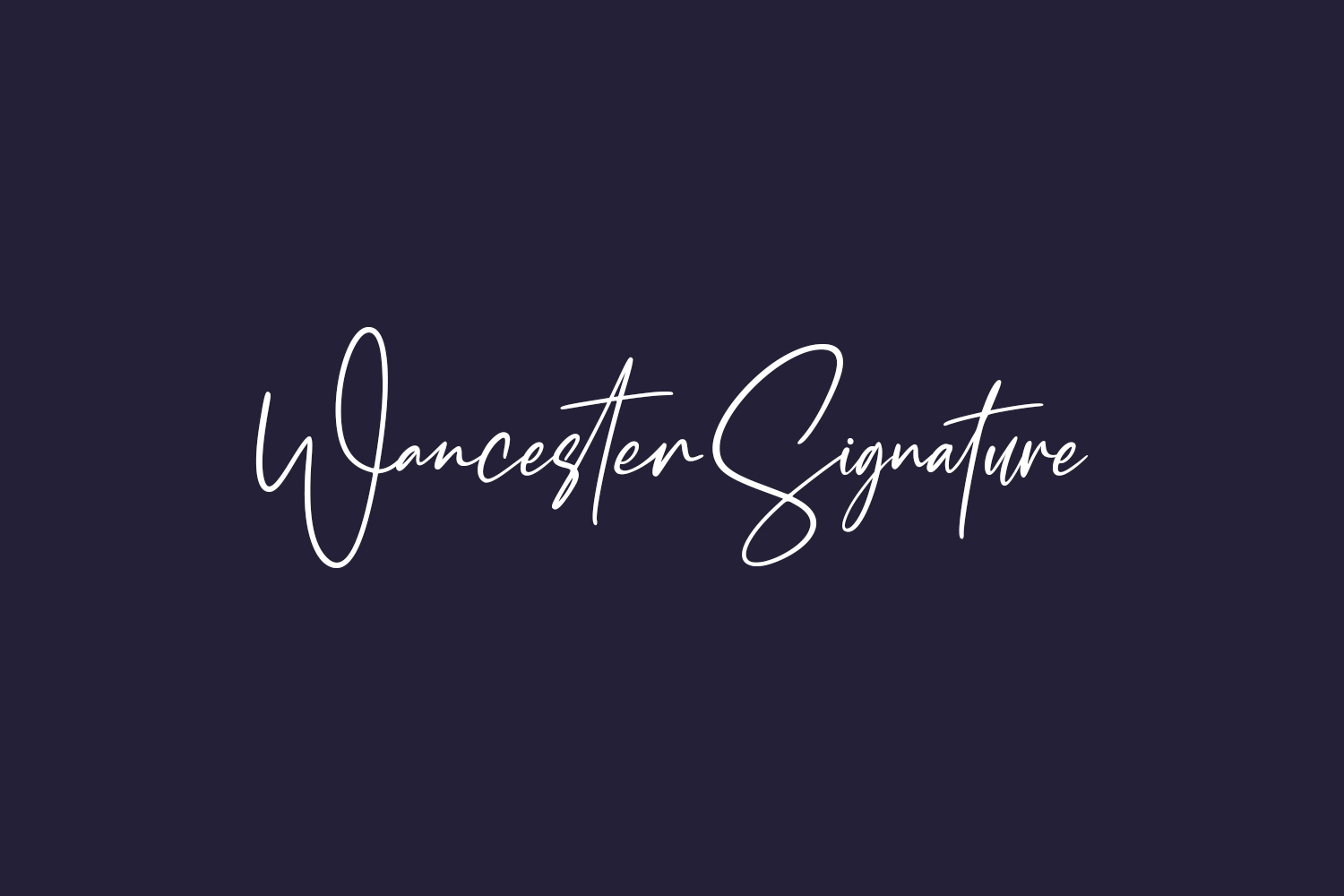 Wancester Signature Free Font