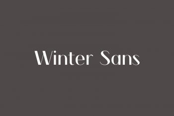Winter Sans Free Font