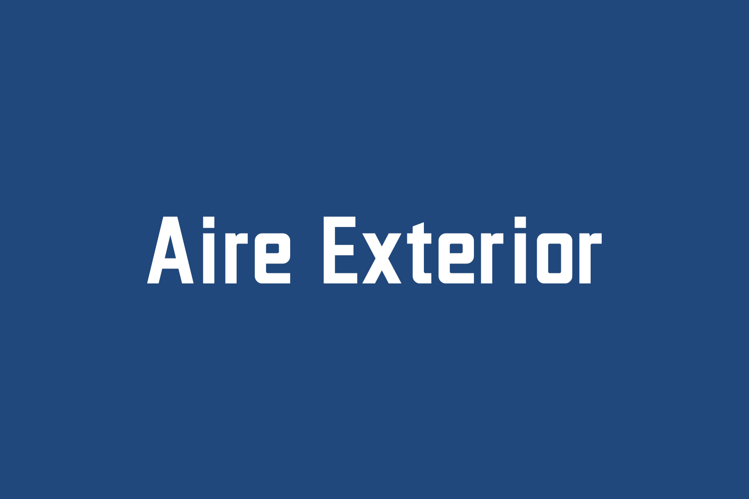 Aire Exterior Free Fomt