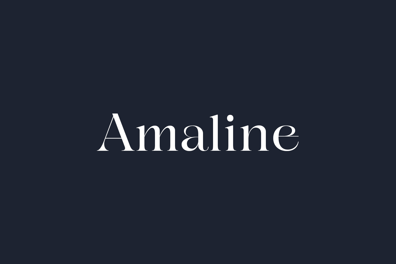 Amaline Free Font