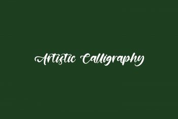 Artistic Calligraphy Free Font