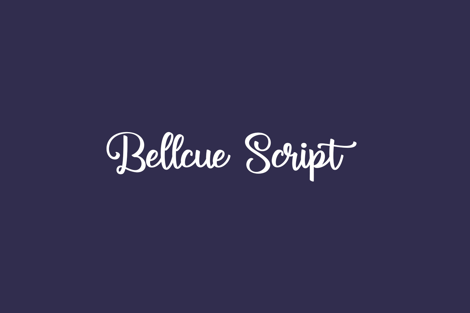 Bellcue Script Free Font