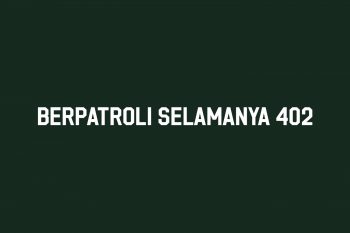 Berpatroli Selamanya 402 Free Font