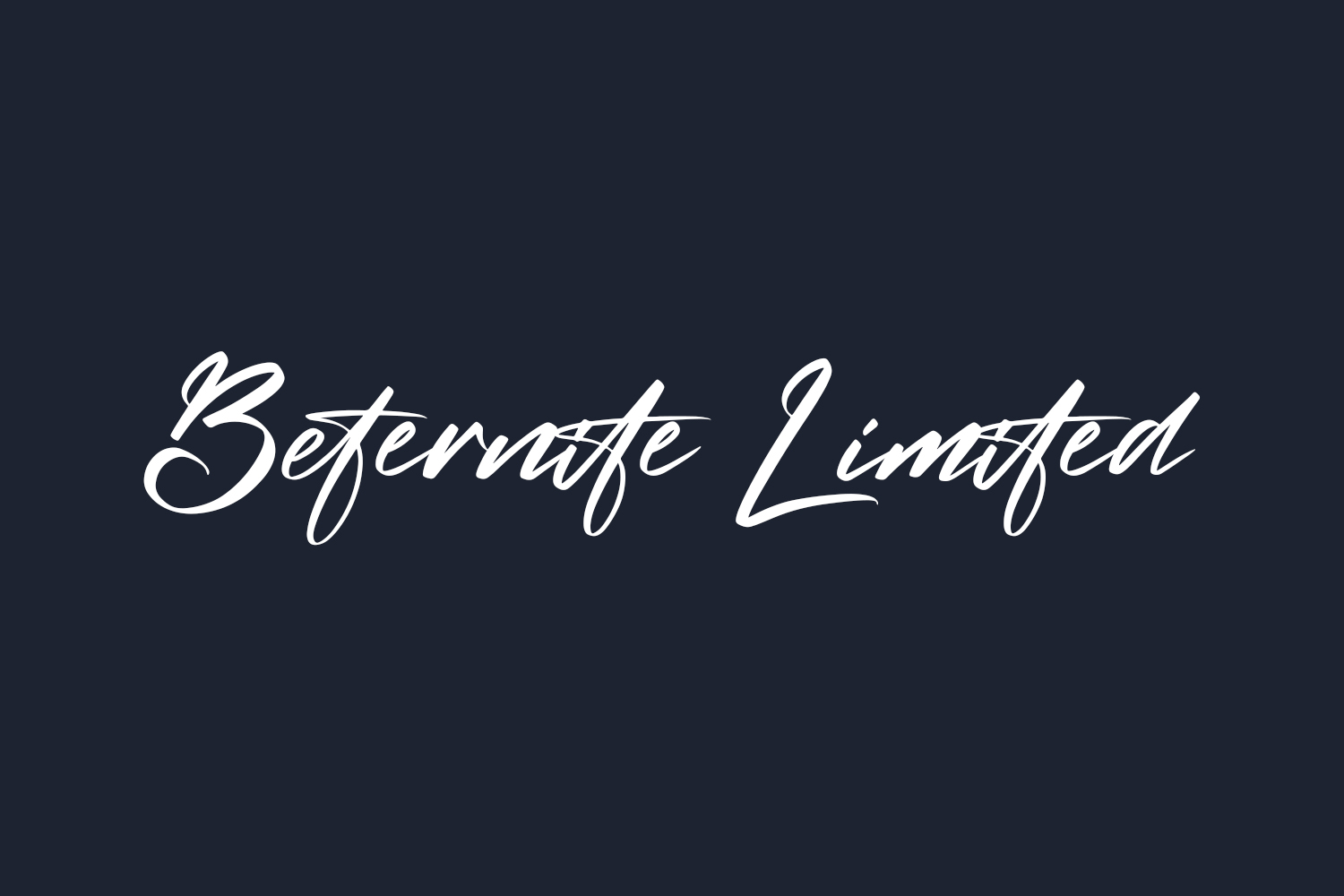 Beternite Limited Free Font