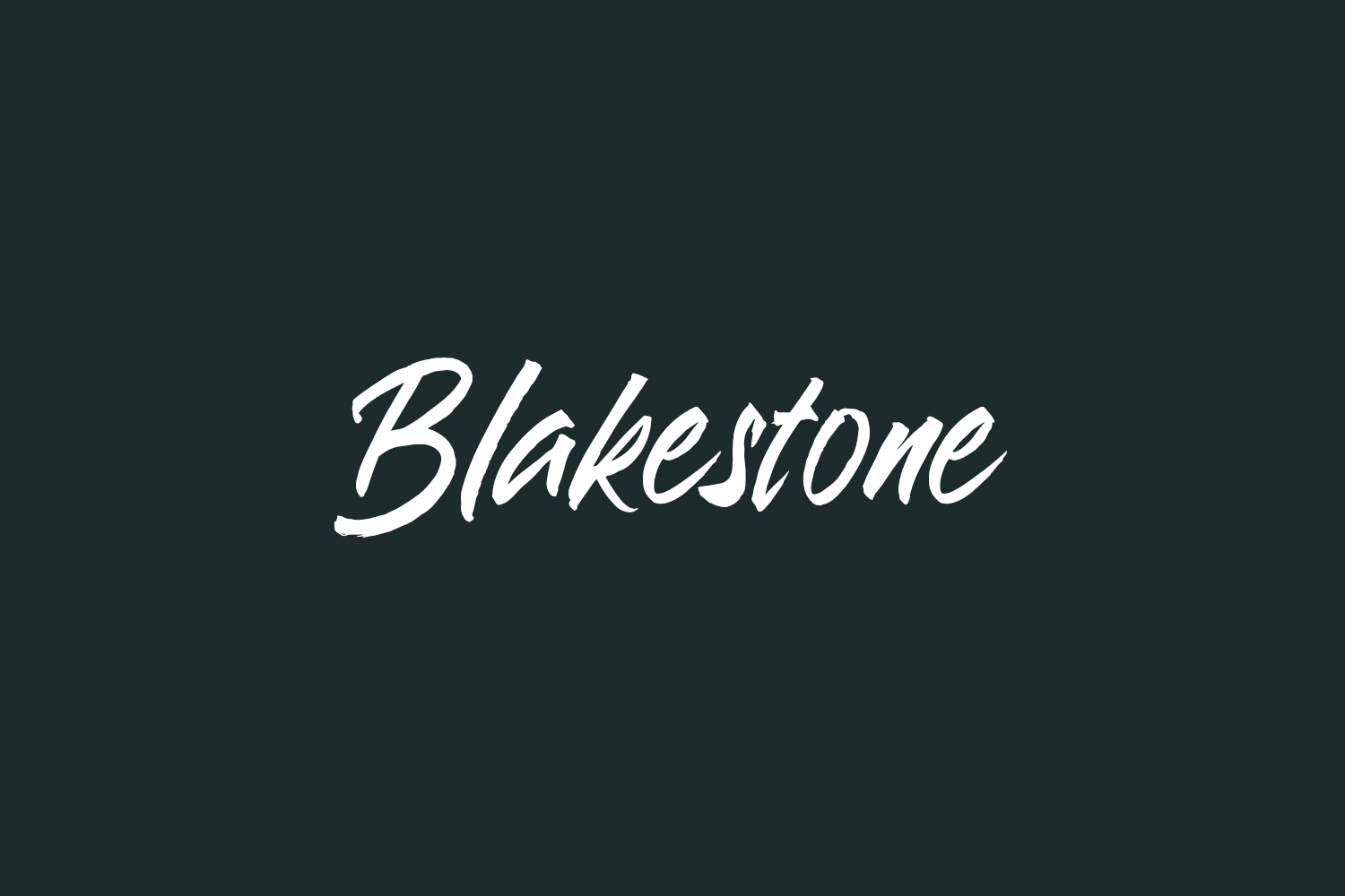 Blakestone Free Font