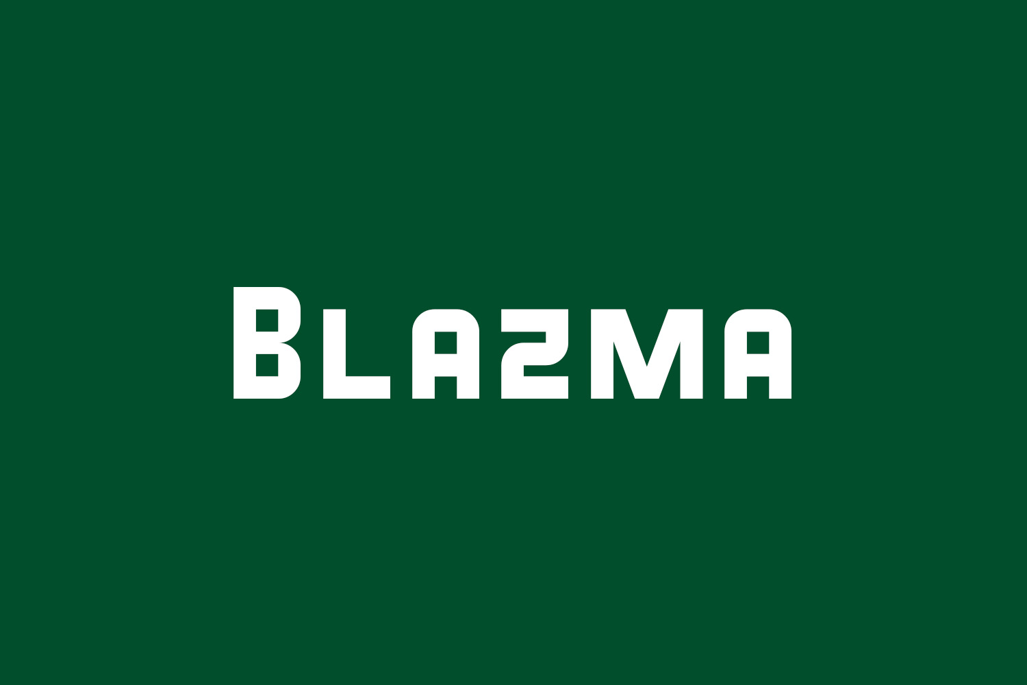 Blazma Free Font