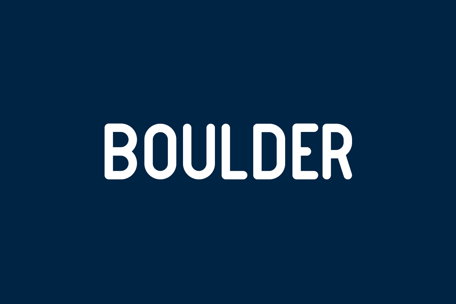 Boulder Free Font