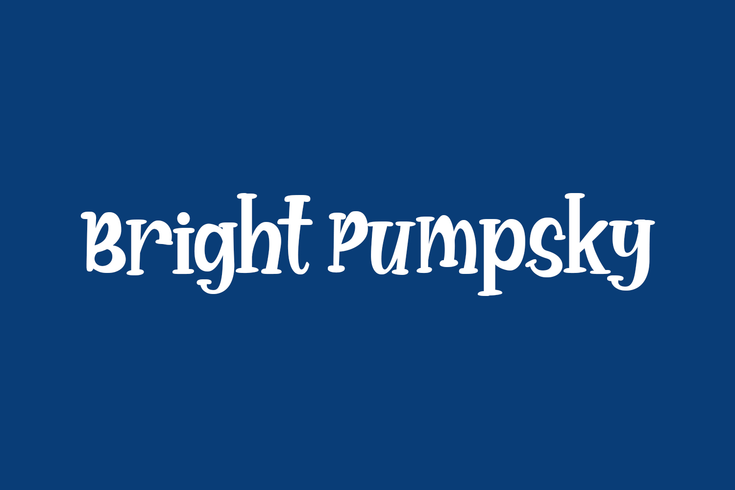 Bright Pumpsky Free Font
