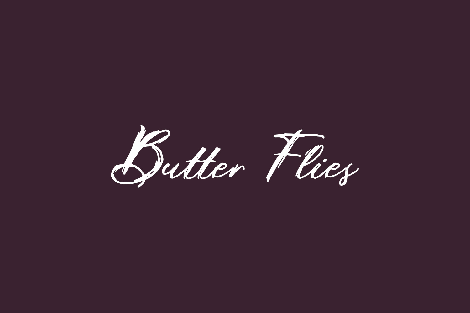 Butter Flies Free Font