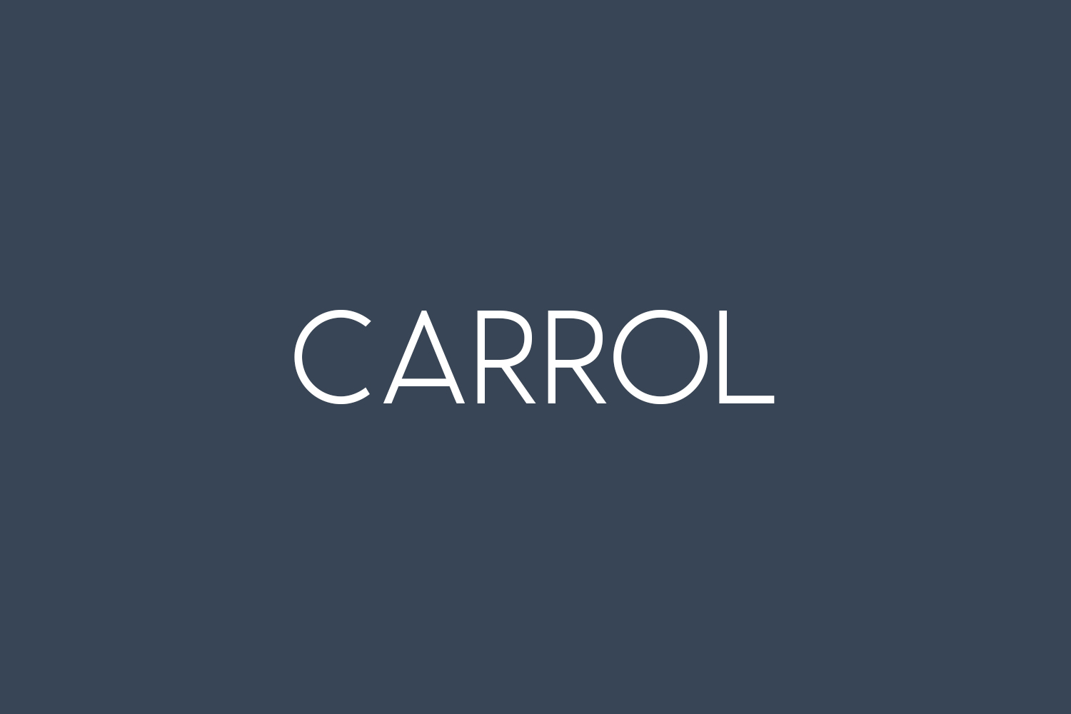 Carrol Free Font