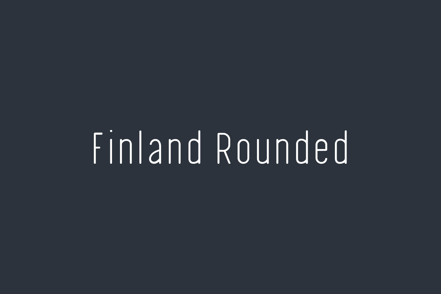 Finland Rounded Free Font