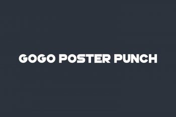 GoGo Poster Punch Free Font
