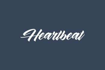 Heartbeat Free Font