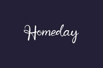 Homeday Free Font
