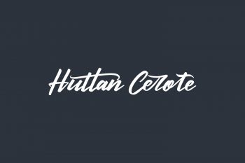 Huttan Cerote Free Font