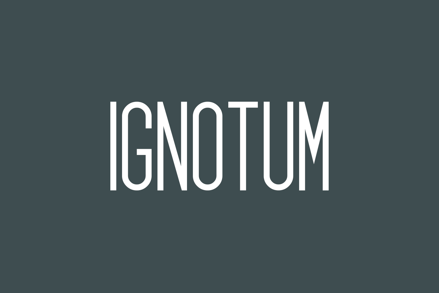 Ignotum Free Font