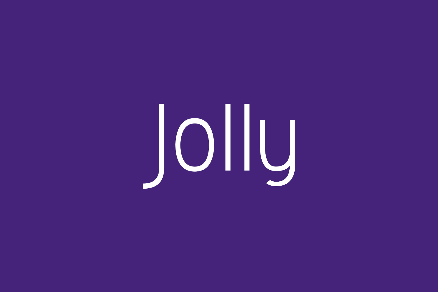 Jolly Free Font