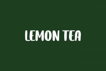 Lemon Tea Free Font