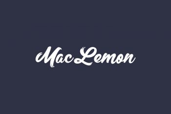 MacLemon Free Font
