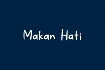 Makan Hati Free Font