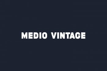 Medio Vintage Free Font