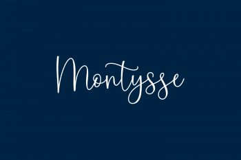 Montysse Free Font