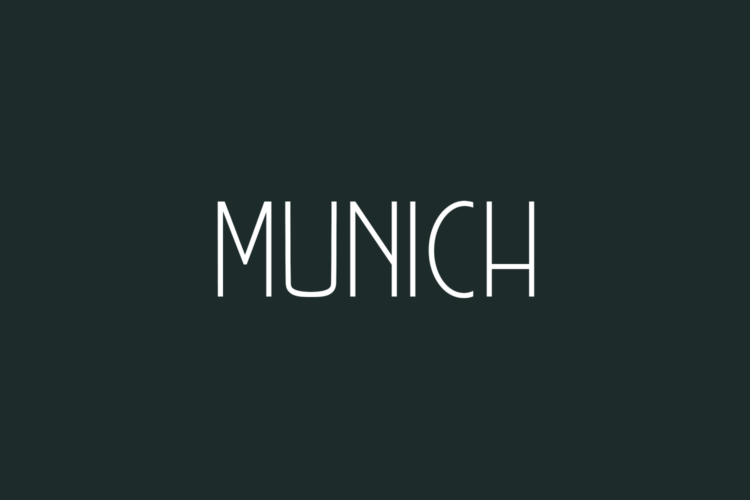 Munich Free Font