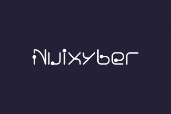 Nuixyber Free Font