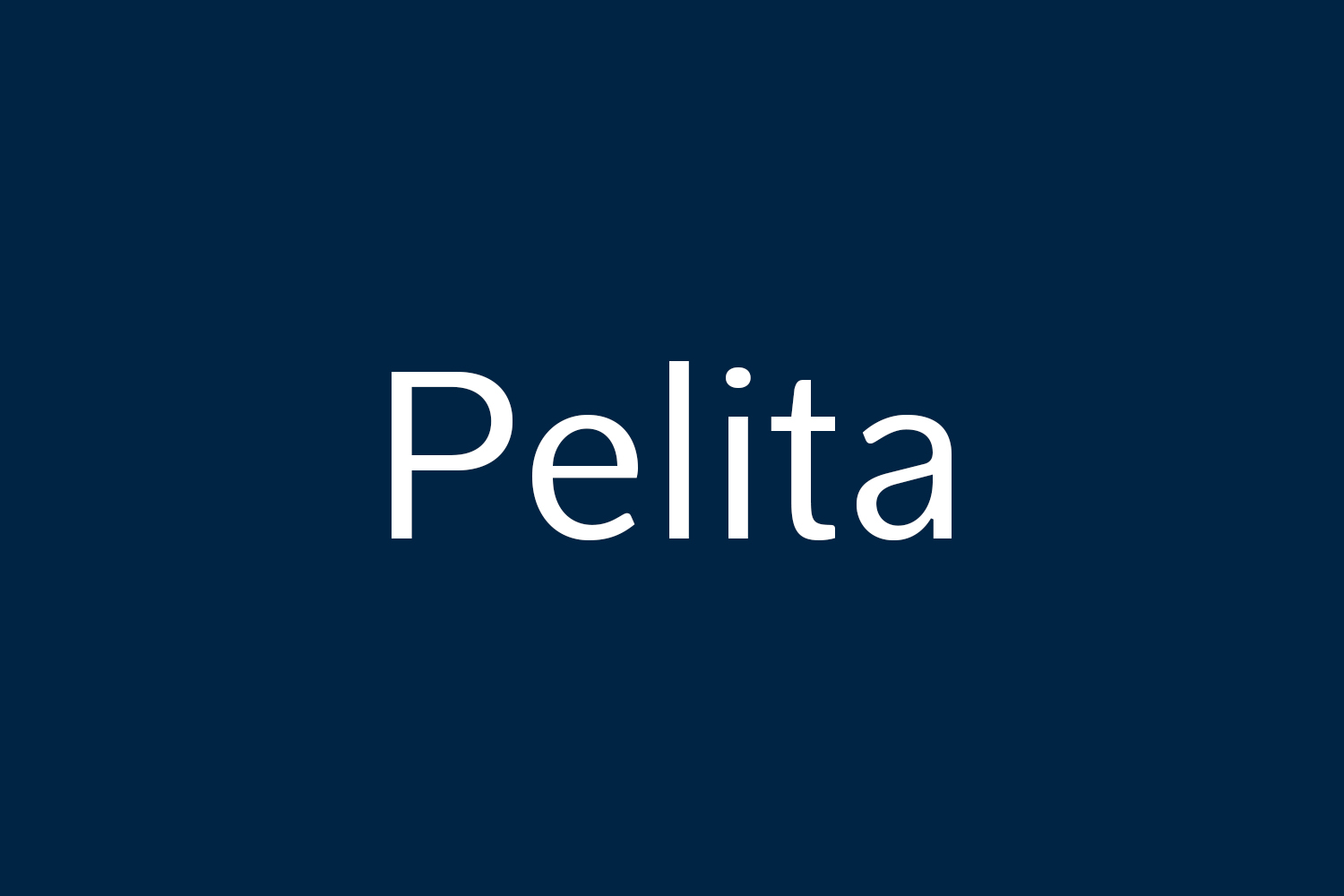 Pelita Free Font