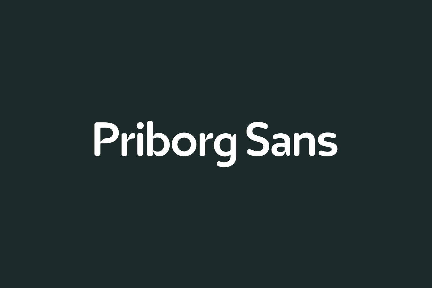 Priborg Sans Free Font