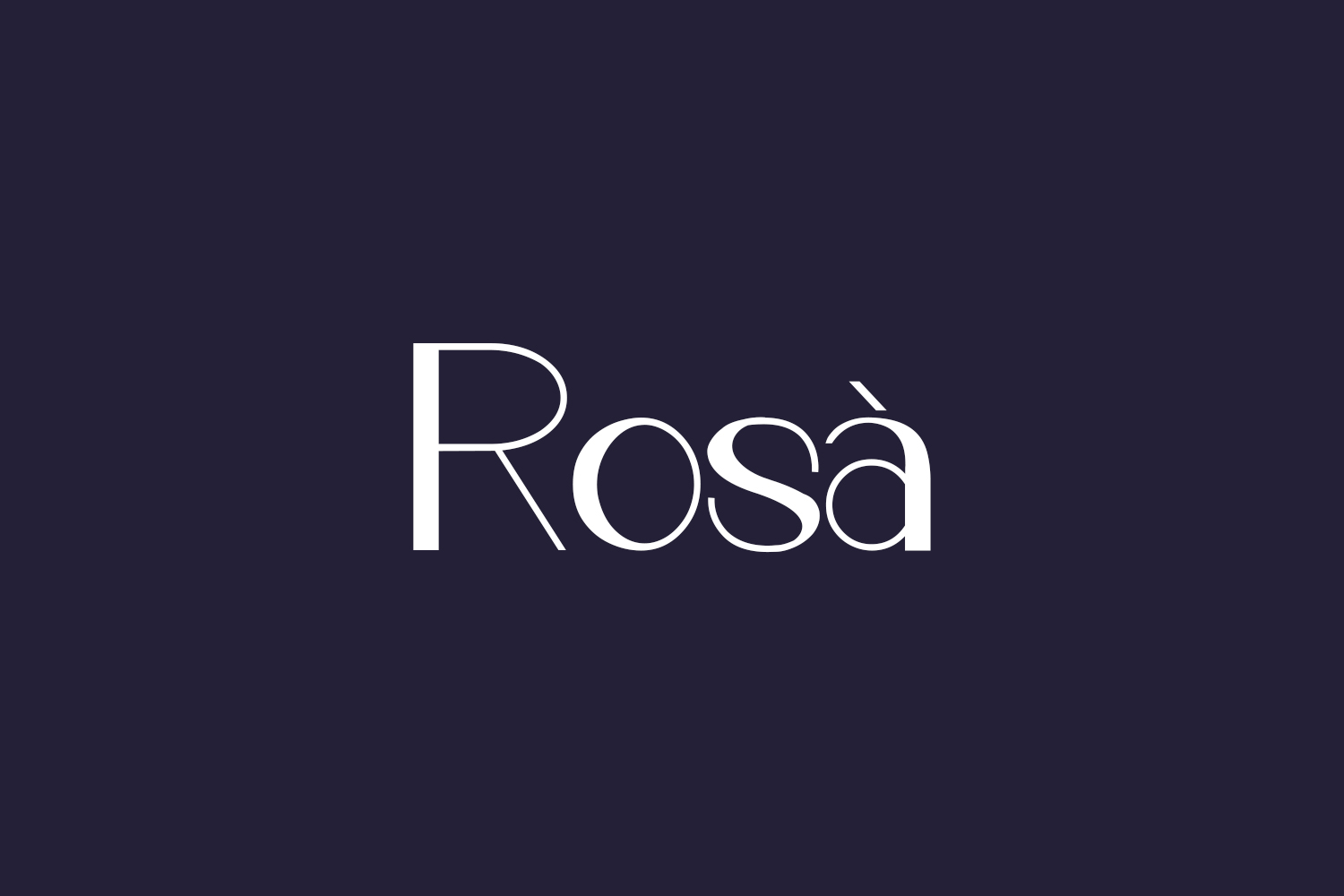 Rosà Free Font