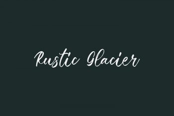 Rustic Glacier Free Font