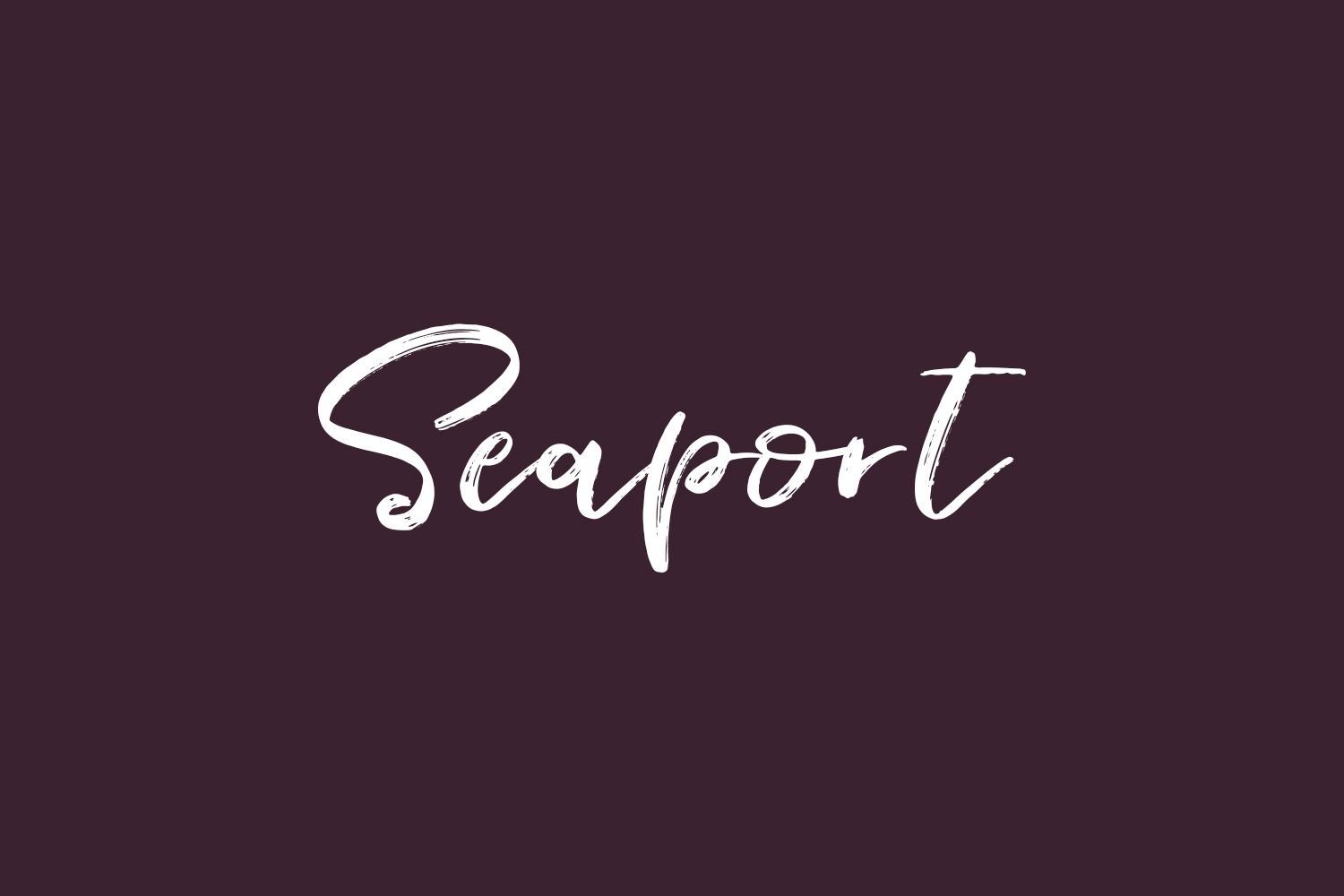 Seaport Free Font