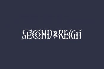 Second Reign Free Font