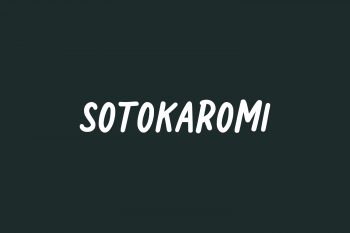 Sotokaromi Free Font