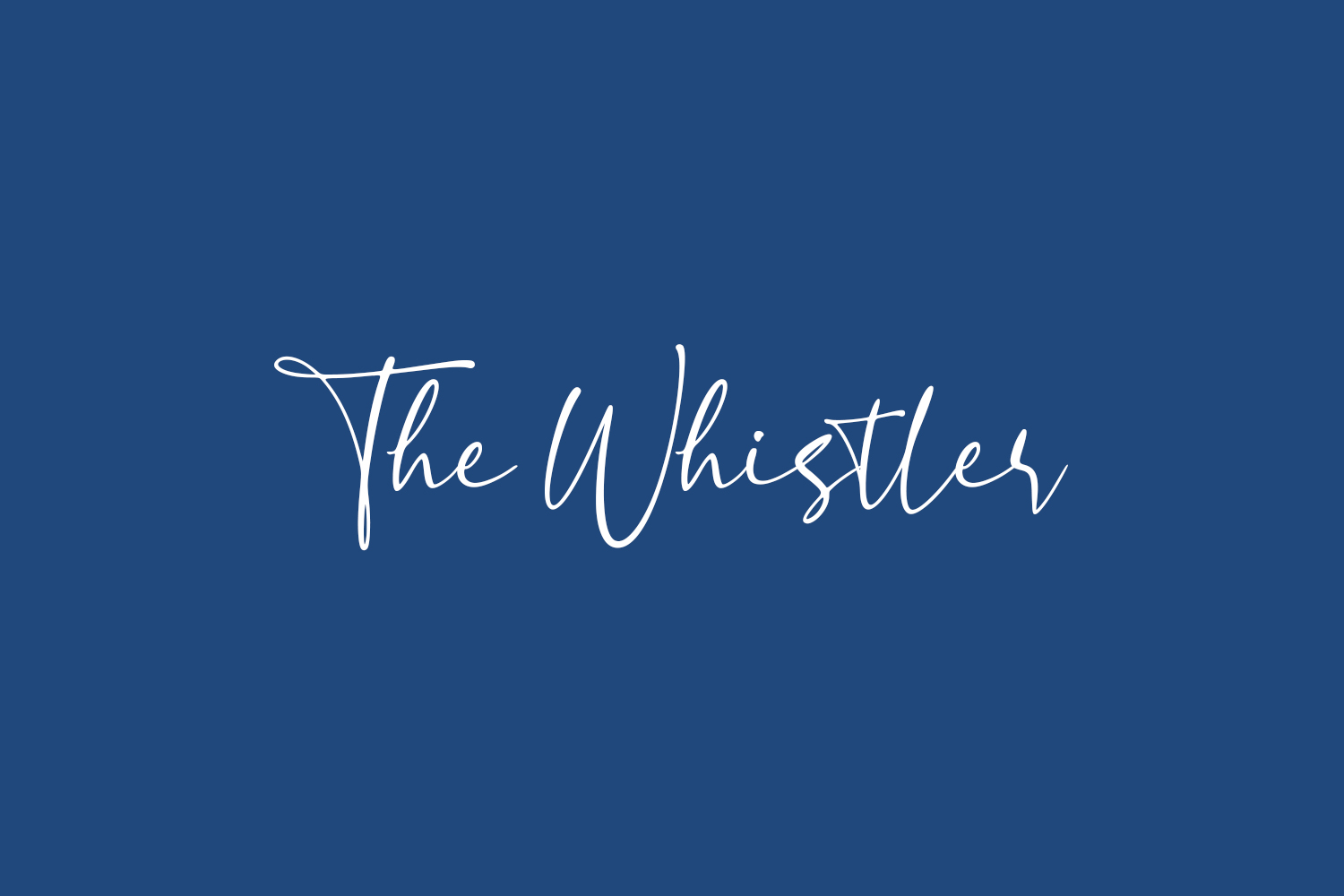 The Whistler Free Font