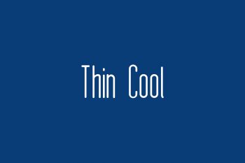 Thin Cool Free Font