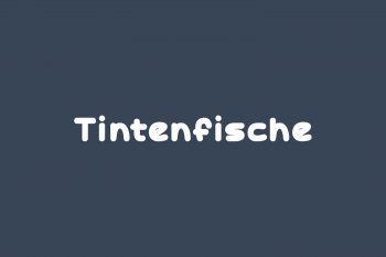 Tintenfische Free Font