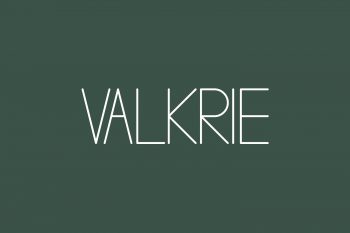 Valkrie Free Font