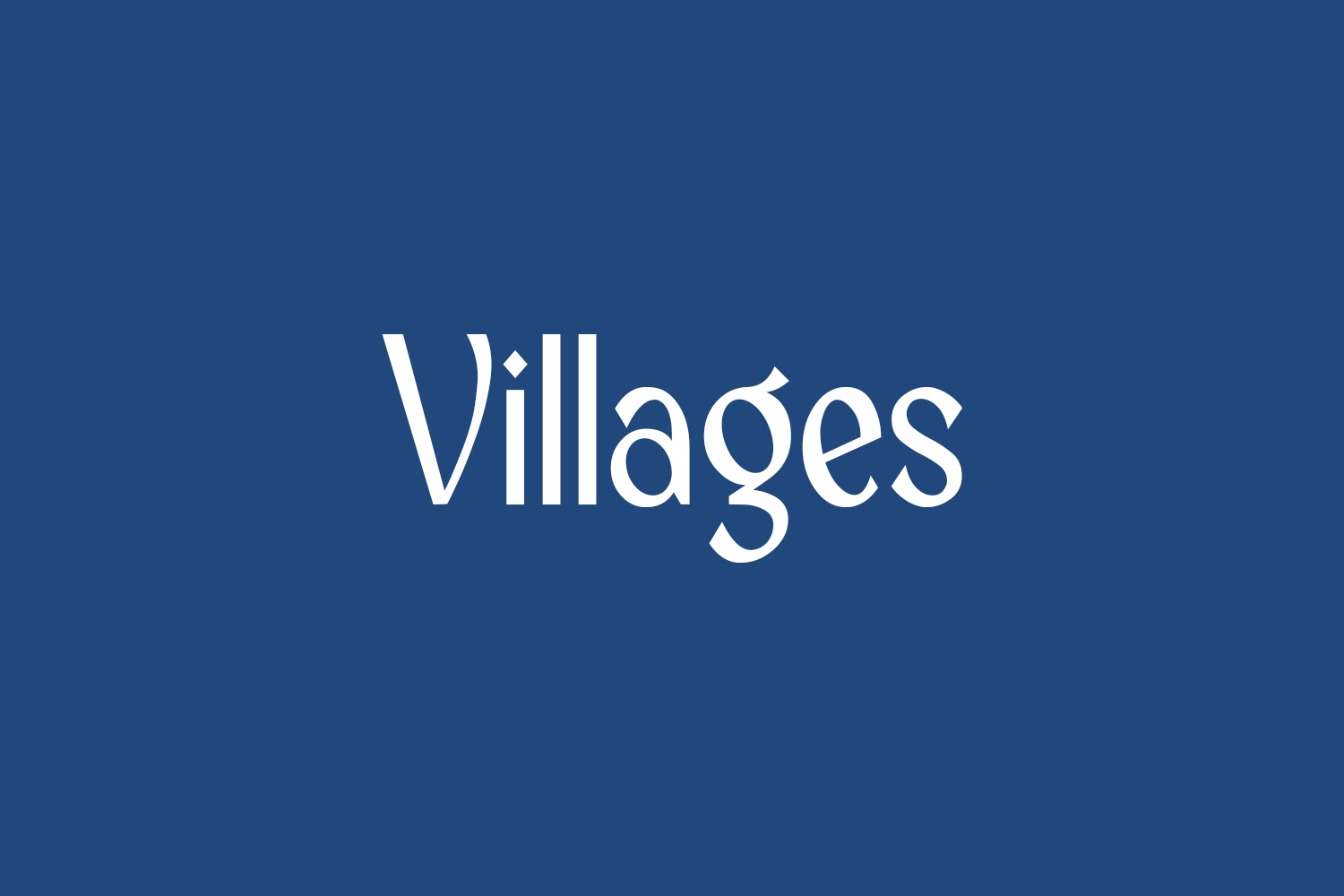 Villages Free Font