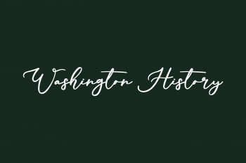 Washington History Free Font