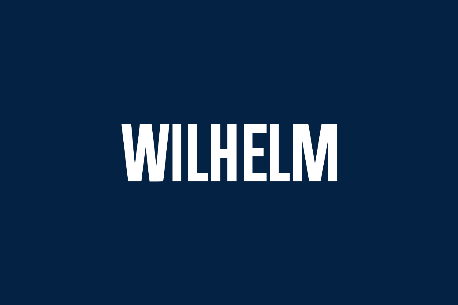 Wilhelm Free Font