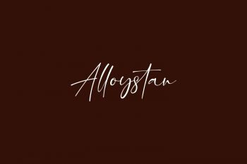 Alloystan Free Font